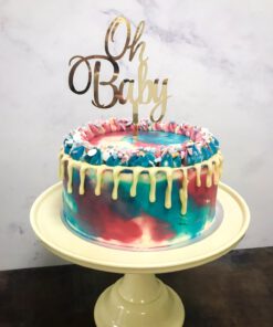 Gender reveal cake
